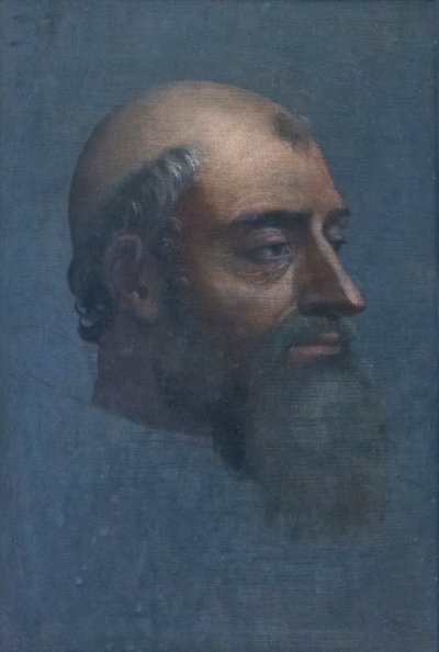 Porträtt av Clement VII med skägg av Sebastiano del (c.1485-1547) Piombo