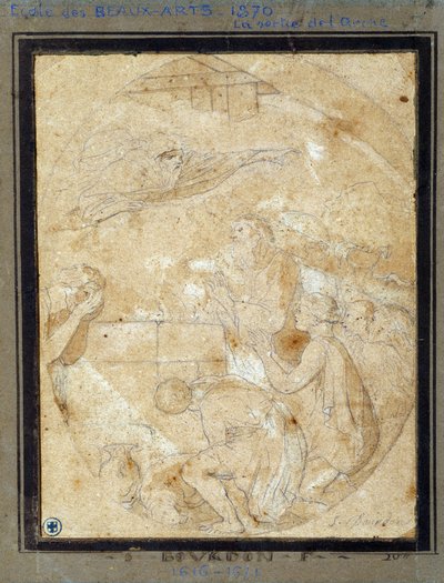 Utgången från Arch of Noe (ritning) av Sébastien Bourdon