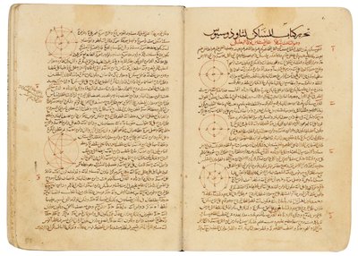 Ett kompendium av avhandlingar om astronomi och matematik av Nasir Al-Din Muhammad bin Al-Hasan Al-Tusi av Seljuq Dynasty