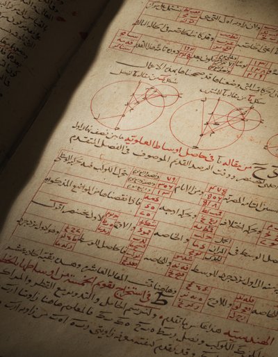 Ett kompendium av avhandlingar om astronomi och matematik av Nasir Al-Din Muhammad bin Al-Hasan Al-Tusi av Seljuq Dynasty