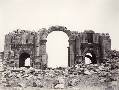 Hadrianus båge vid ingången till Jerash av Sergeant Henry Phillips