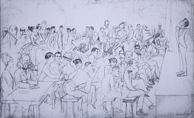 Komikerna vilar hem, 1916 av Sergei Alexandrovich Polyakov