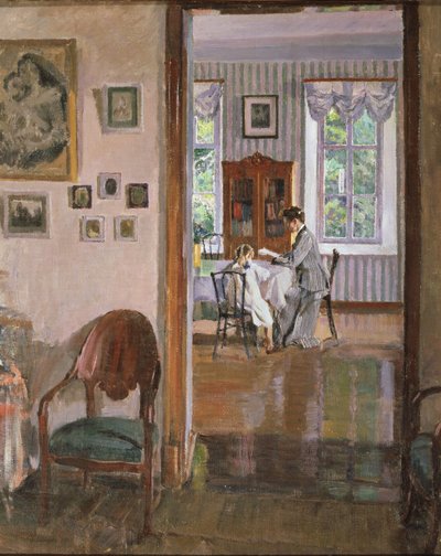 I ett hus, 1910 av Sergei Arsenevich Vinogradov