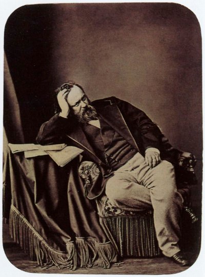 Alexander Herzen, rysk författare och tänkare, 1861 av Sergei Lvovich Levitsky