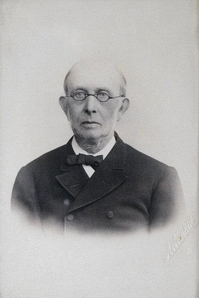 Porträtt av Konstantin Petrovich Pobedonostsev 1827-1907, 1902 av Sergei Lvovich Levitsky