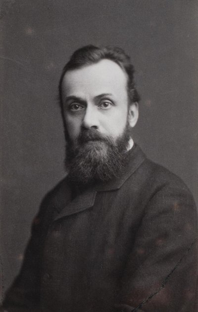 Porträtt av författaren Gleb Ivanovich Uspensky 18431902, 1870 av Sergei Lvovich Levitsky