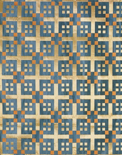 Olovyanishnikov Manufactory Half-Silk Satin, början av 1900-talet (textil) av Sergei Vashkov