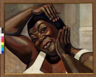 Ruby Elzy (1808-1943) i Porgy and Bess par Sudeykin (Soudeikine) Sergei Yurievich (1882-1946) av Sergei Yurevich Sudeikin