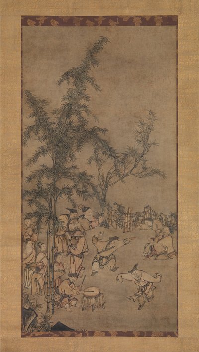 Seven Sages of the Bamboo Grove, 1550-talet. av Sesson Shukei