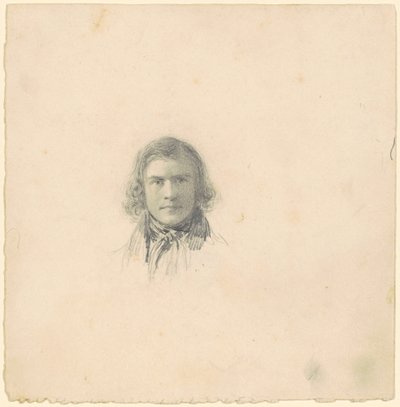 Självporträtt [recto] av Seth Wells Cheney
