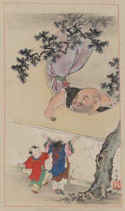 Hotei, 1878 av Settei Hasegawa