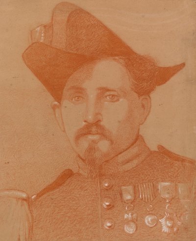 Porträtt av en italiensk soldat av Severin Falkman