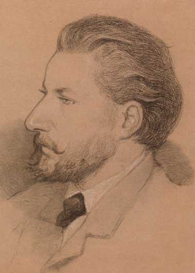 Porträtt av en man av Severin Falkman