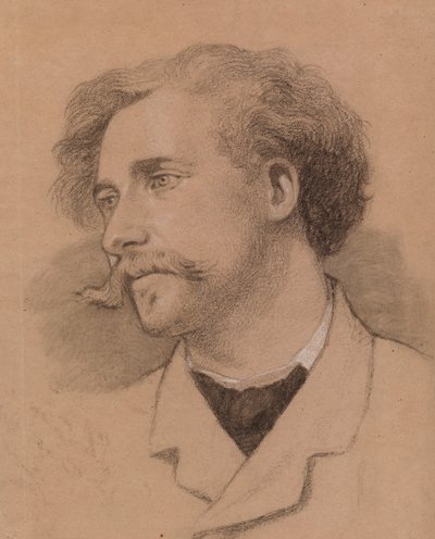 Porträtt av en man av Severin Falkman