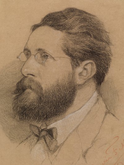 Porträtt av en man av Severin Falkman