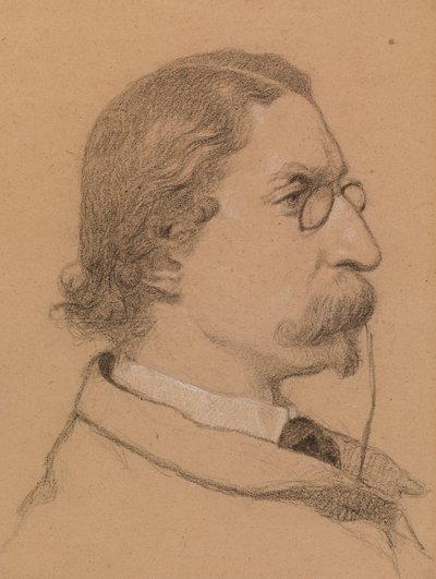 Porträtt av en man av Severin Falkman