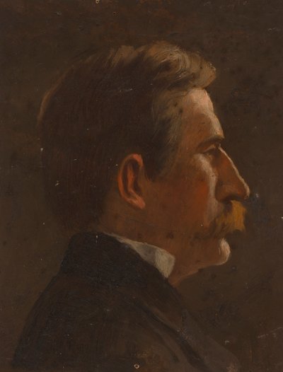 Profil av en man av Severin Falkman
