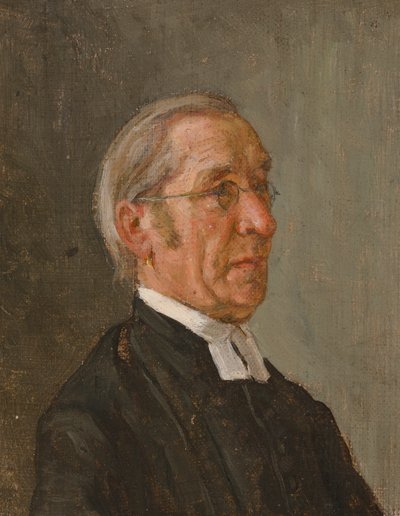 Porträtt av en präst av Severin Falkman