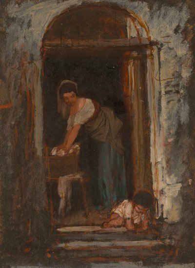 Stella och barn av Severin Falkman