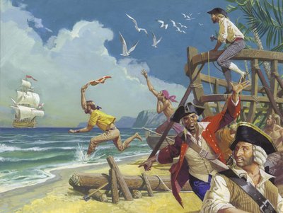 Amiral Ansons världsomsegling 1740 av Severino Baraldi