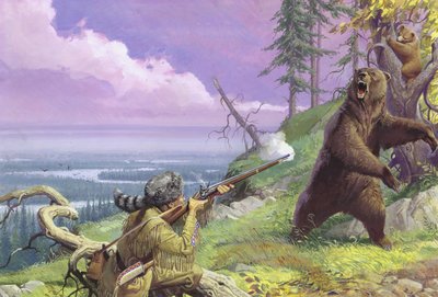 Daniel Boone banar väg för vildmarken av Severino Baraldi