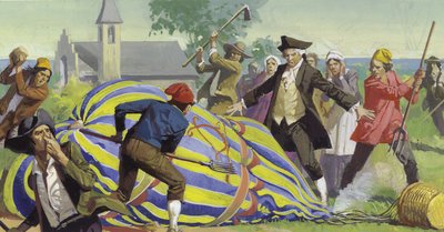 The Balloon Brothers (gouache på papper) av Severino Baraldi