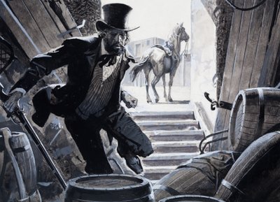 William Bent (gouache på papper) av Severino Baraldi