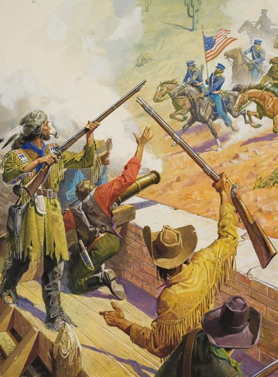 William Bent (gouache på papper) av Severino Baraldi