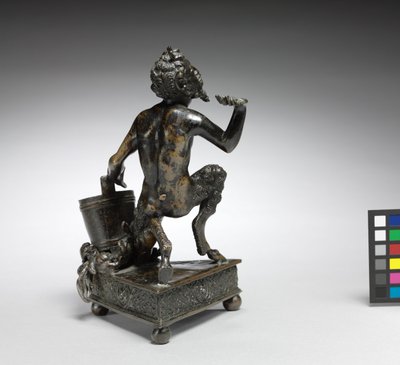 Knästående Satyr, ca 1520 (brons) av Severo da Ravenna