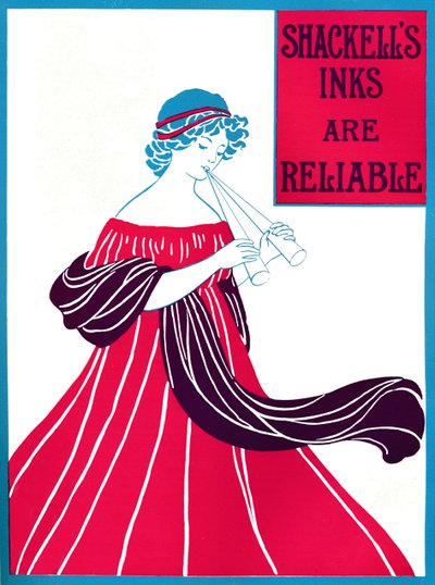 "Shackells bläck är pålitliga", 1907 av Shackell Edwards and Co