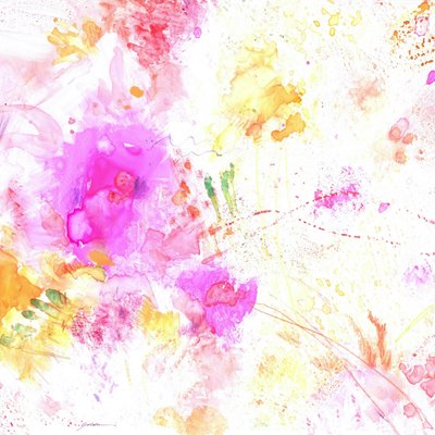 Livfulla abstrakta blommor av Sheila Golden