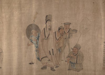 Figurmålning, mitten av 1800-talet. av Shen Zhenlin