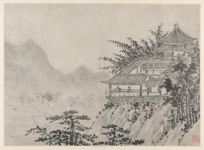 Tolv vyer över Tiger Hill, Suzhou: The Thousand Acres of Clouds av Shen Zhou