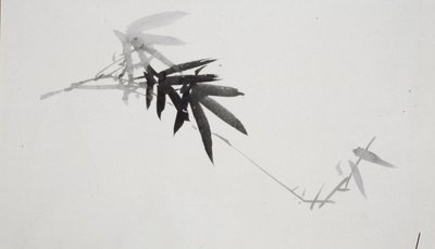 Blomsterstudier [en av ett par] av Shibata Zeshin