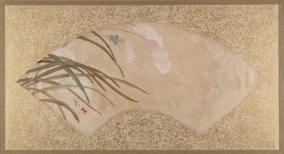 Blommor och blad, sent 1800-tal. av Shibata Zeshin