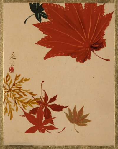 Lönnlöv. av Shibata Zeshin