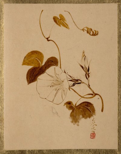 Morgonstånd. av Shibata Zeshin
