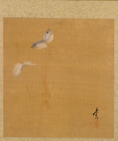 Moths från Album of Paintings av den ärevördiga Zeshin av Shibata Zeshin