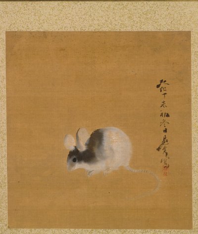 Mus från Album of Paintings av Shibata Zeshin