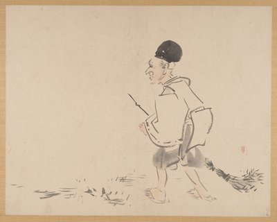 Målning av Shibata Zeshin