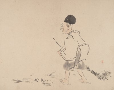 Målning, 1800-talet. av Shibata Zeshin