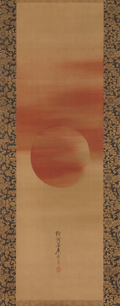 Rising Sun, andra hälften av 1800-talet. av Shibata Zeshin