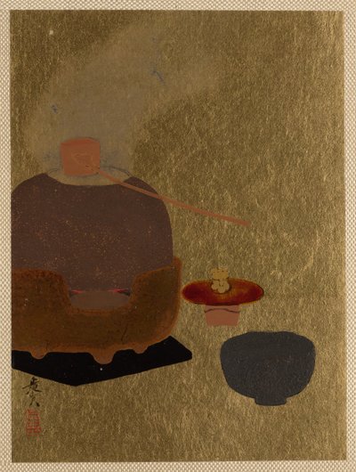 Apparat för teceremoni. av Shibata Zeshin