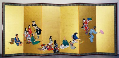 The Four Elegant Pastimes - Music, the Game of Go av Shibata Zeshin
