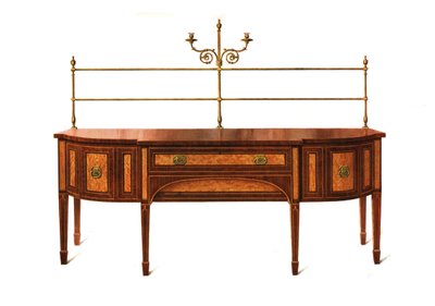 Skänk av satäng och mahogny, 1907 1908. av Shirley Charles Llewellyn Slocombe