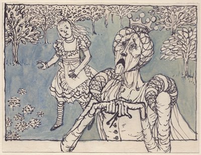 Alice och den vita drottningen, 1953. av Shirley Markham