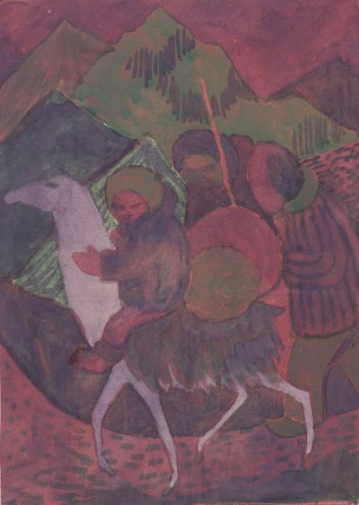 Figur på en häst, c1950. av Shirley Markham