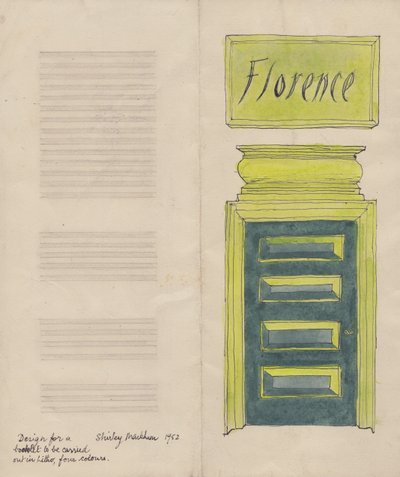Florens broschyr, 1952. av Shirley Markham