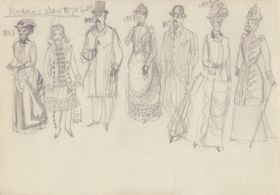 Historisk dräkt, c1950. av Shirley Markham