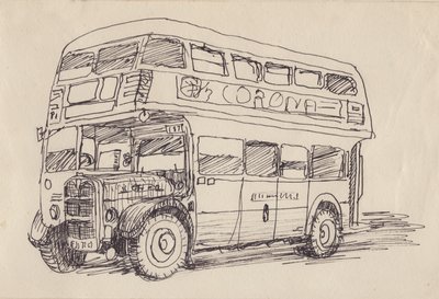 Routemaster buss, 1951. av Shirley Markham